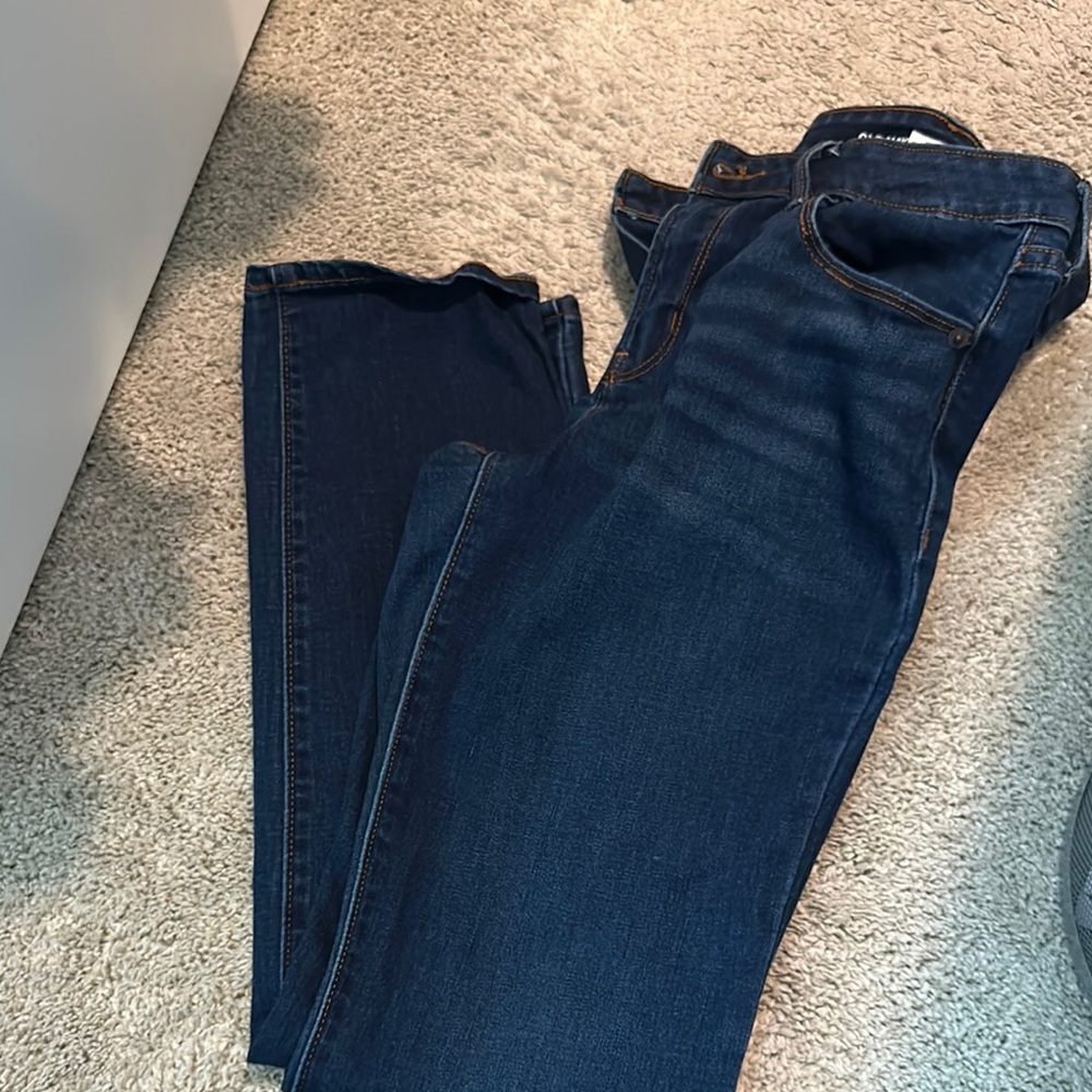 Old Navy Blue Straight Leg Jeans